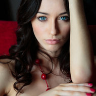Teen with magical blue eyes-14