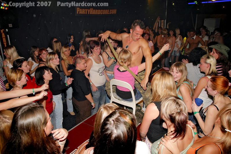 Stripper Guys Get Sucked By Horny Amateur Chicks at Hardcore CFNM Stripper Party-09
