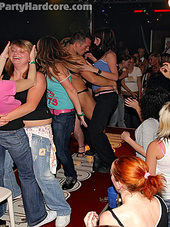 Stripper Guys Get Sucked By Horny Amateur Chicks at Hardcore CFNM Stripper Party-14