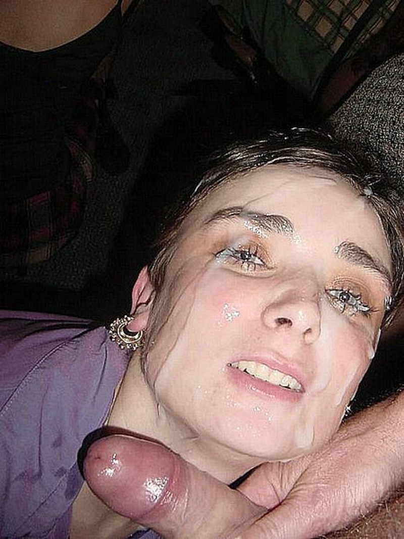 Teen babes get a huge amount cum on her faces-06